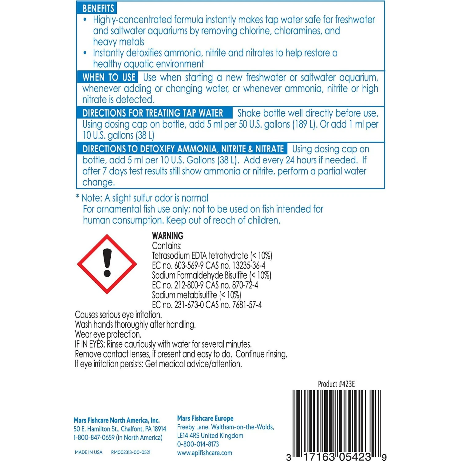 API Aqua Essential Aquarium Treatment 4 API Aqua Essential Aquarium Treatment - Image 2