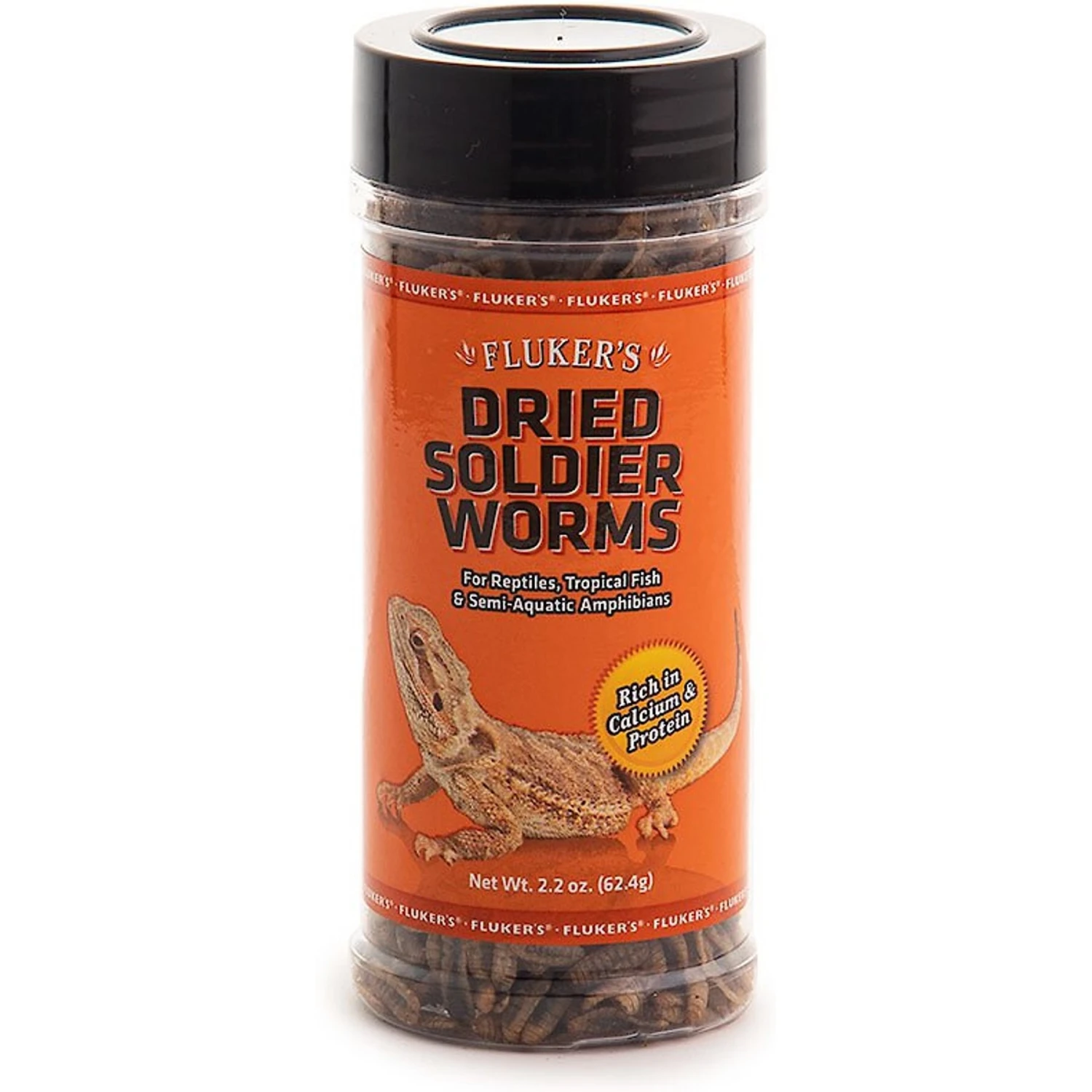 Fluker's Dried Soldierworms Reptile Food, 2.2-oz Bag 4 Fluker's Dried Soldierworms Reptile Food, 2.2-oz Bag - Image 2