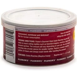Fluker's Gourmet-Style Canned Dubia Roaches Reptile Food, 1.2-oz Bag -Pet Supplies Store 323020 PT2. AC SS1800 V1669672511