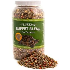 Fluker's Tortoise Buffet Blend Reptile Food, 3.25-lb Bag