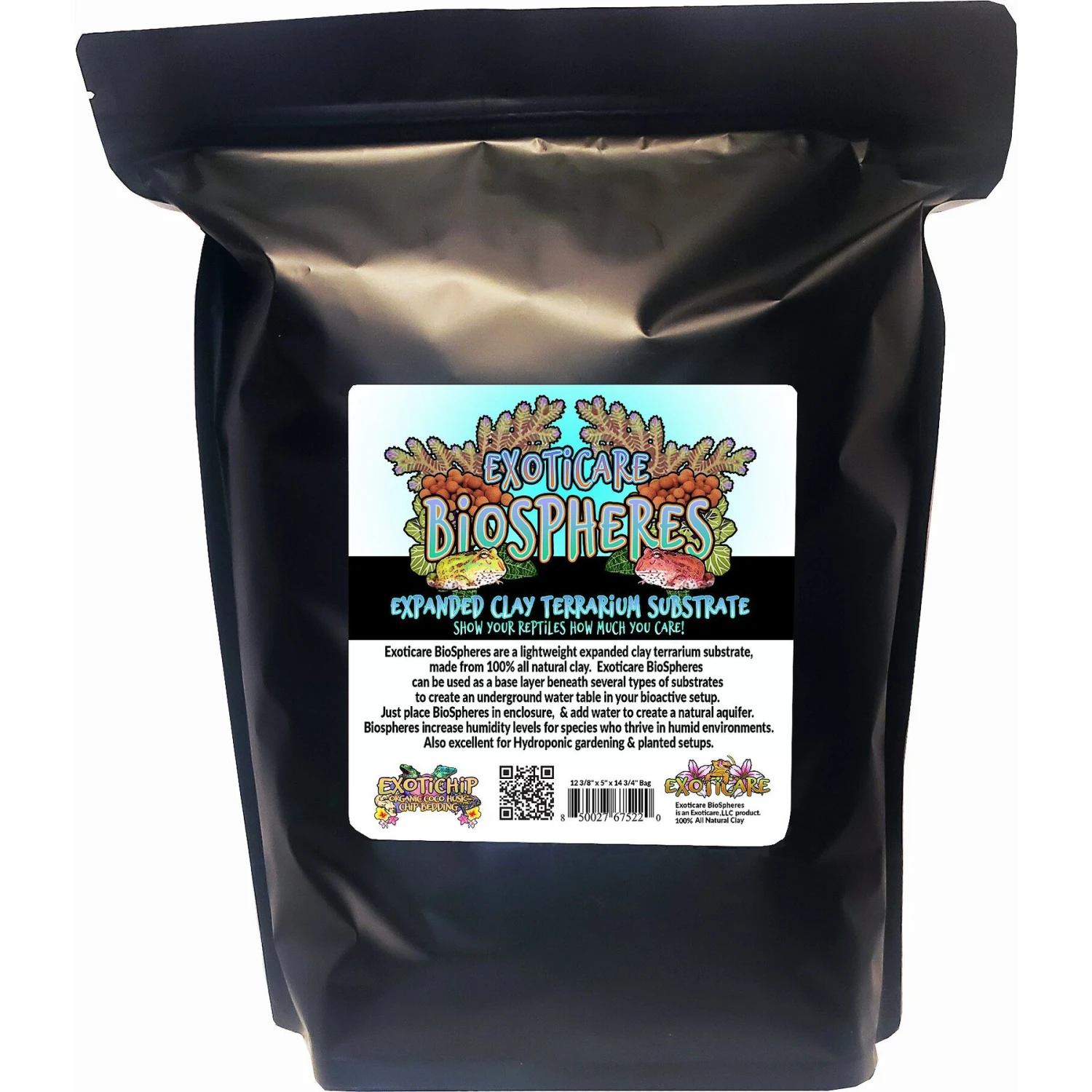 Exoticare BioSpheres Reptile Substrate 6-lb Bag 3 Exoticare BioSpheres Reptile Substrate 6-lb Bag