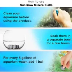 SunGrow Betta Fish Mineral Balls Calcium Supplement For Shrimp & Crayfish Aquarium Decor & Water Conditioner Accessories -Pet Supplies Store 326829 PT4. AC SS1800 V1691603980