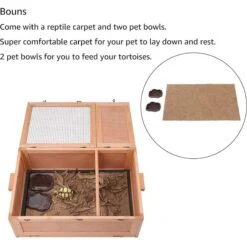 Unipaws Wooden Tortoise House -Pet Supplies Store 352899 PT5. AC SS1800 V1657657094