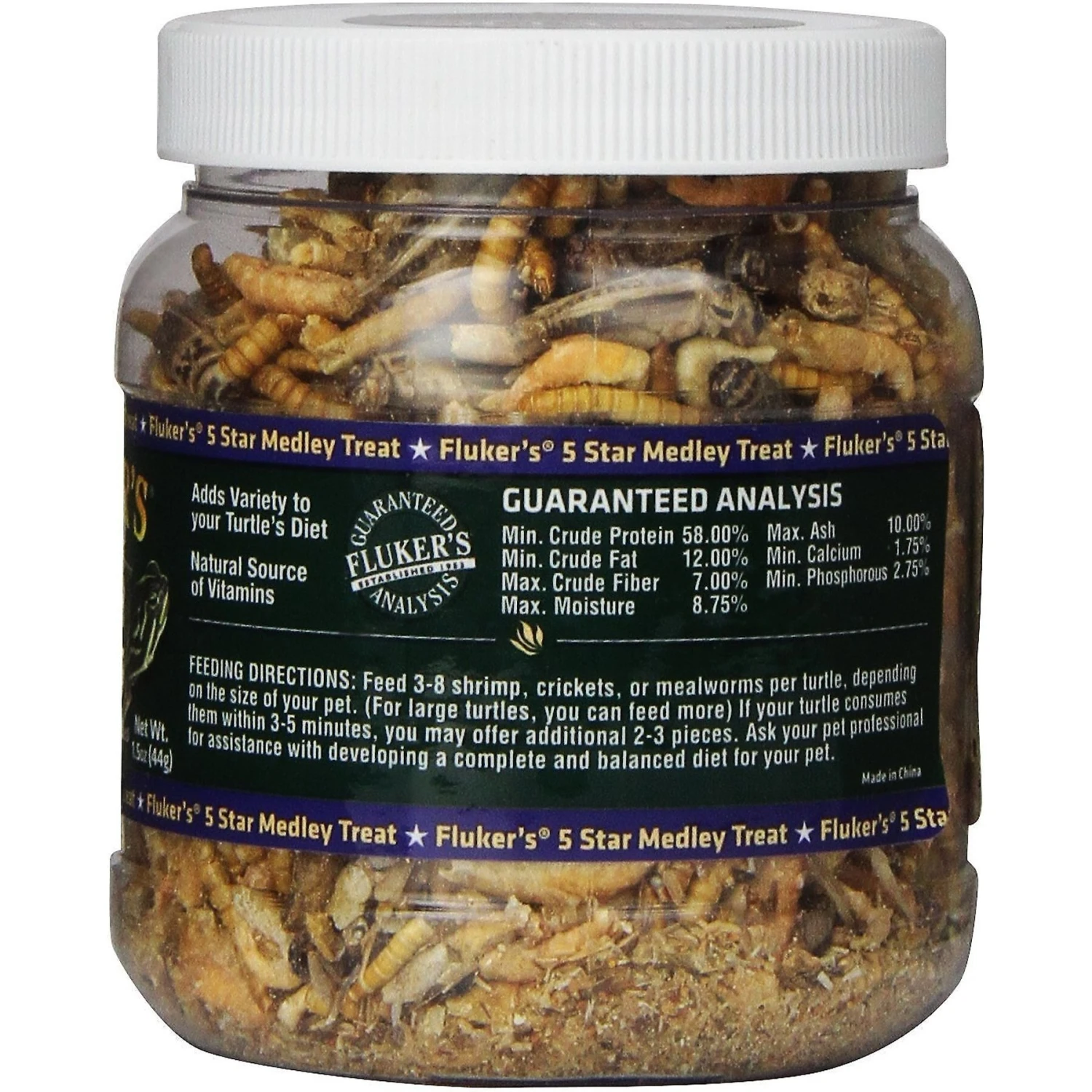 Fluker's 5 Star Medley Freeze-Dried Aquatic Turtle Treats 4 Fluker's 5 Star Medley Freeze-Dried Aquatic Turtle Treats - Image 2