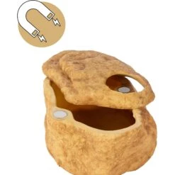 REPTI ZOO 3-in-1 Magnetic Attraction Snake, Ball Python & Geckos Reptile Cave, Large -Pet Supplies Store 575438 PT3. AC SS1800 V1657660398