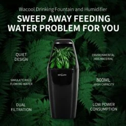 REPTI ZOO Automatic Drinking Fountain Reptile Water Dispenser For Chameleon 12 REPTI ZOO Automatic Drinking Fountain Reptile Water Dispenser For Chameleon -Pet Supplies Store 575534 PT3. AC SS1800 V1657805987