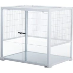 OiiBO Glass Small Reptile Cage, 50-gal, White