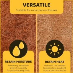 SunGrow Reptile Carpet Mat For Gecko & Hermit Crab, Coconut Fiber Substrate Bedding Terrarium Liner -Pet Supplies Store 620942 PT3. AC SS1800 V1660339303