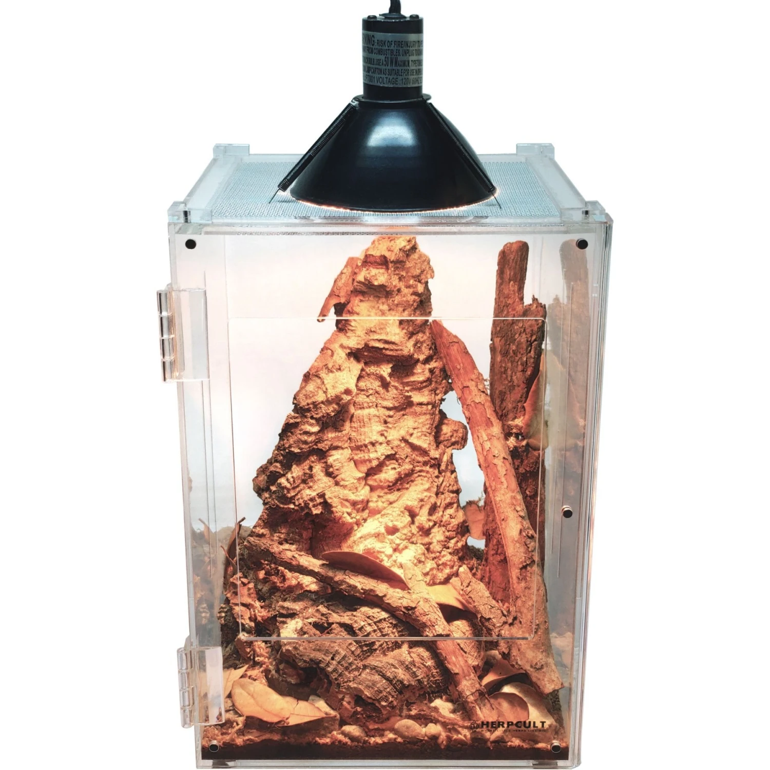 HerpCult Acrylic Front-Opening Reptile Enclosure, 3.3-gal 6 HerpCult Acrylic Front-Opening Reptile Enclosure, 3.3-gal - Image 4