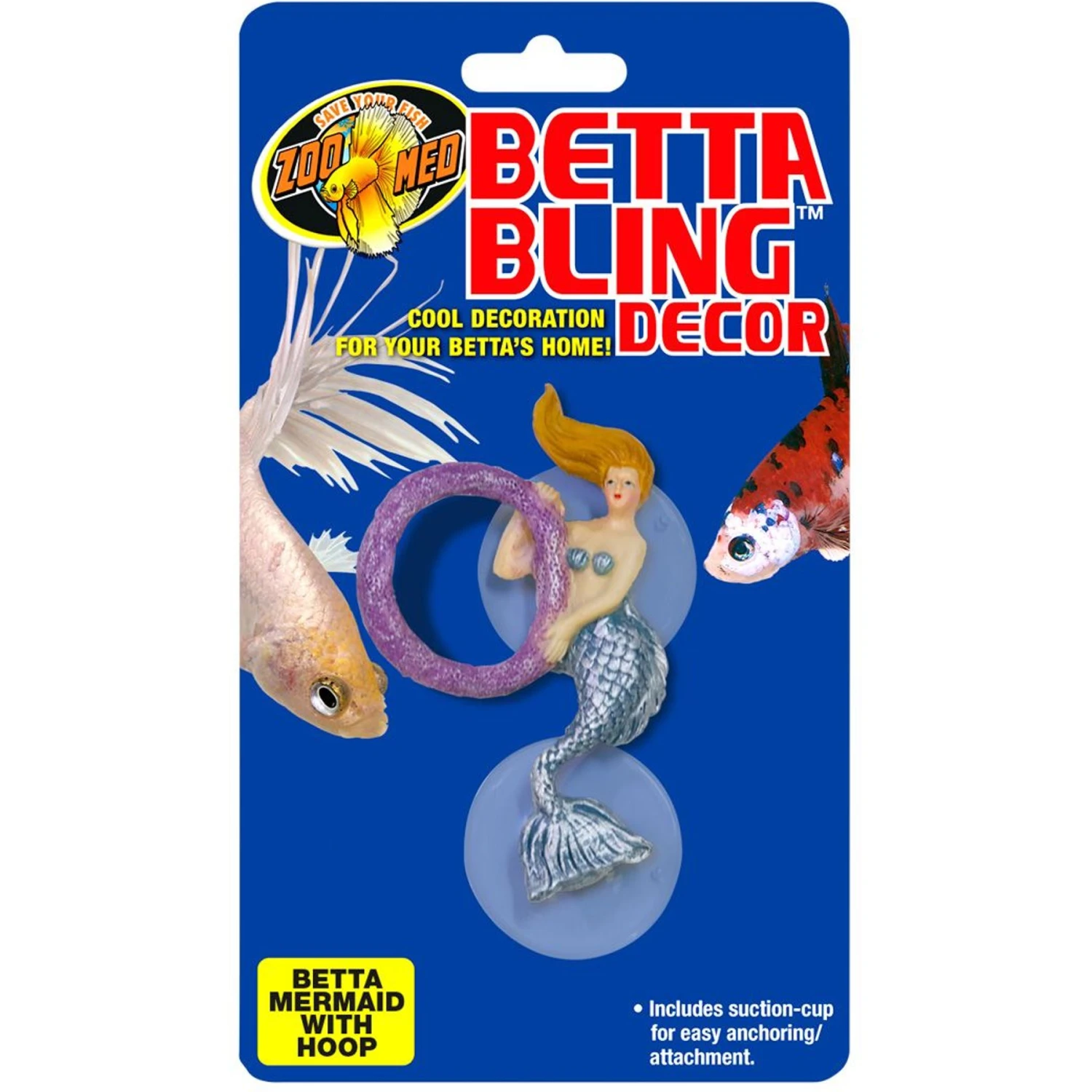 Zoo Med Betta Bling Mermaid With Hoop 3 Zoo Med Betta Bling Mermaid With Hoop