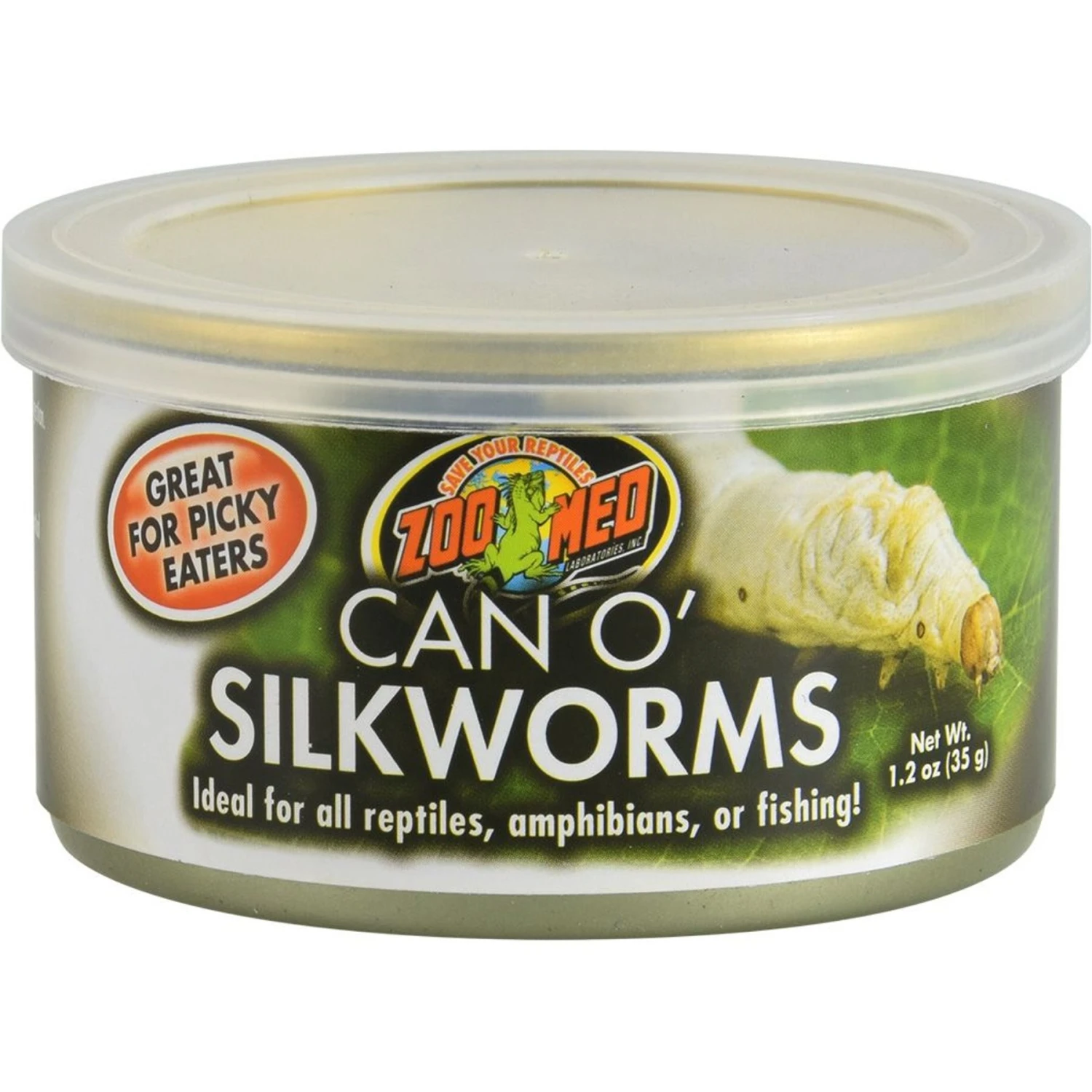 Zoo Med Can O' Silkworms Reptile Food 3 Zoo Med Can O' Silkworms Reptile Food