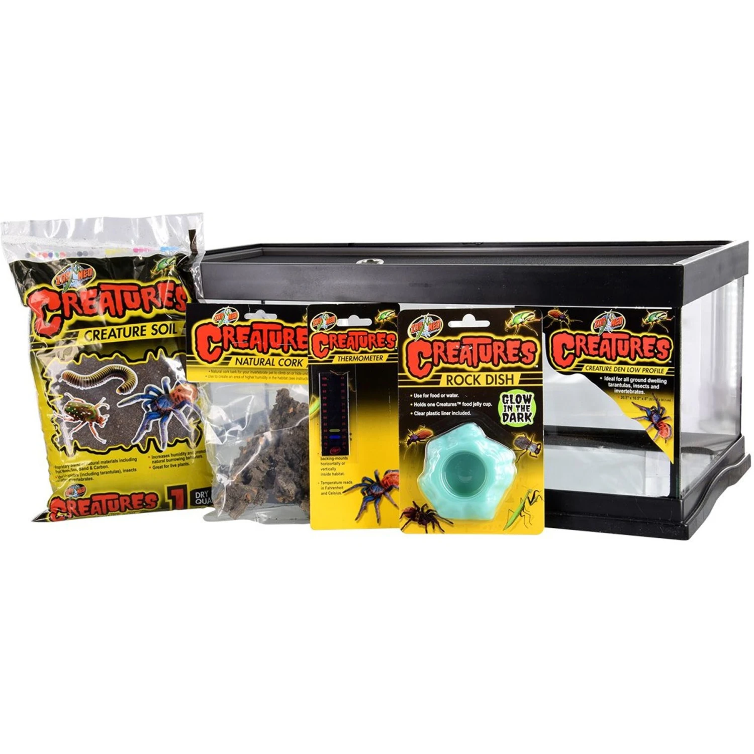 Zoo Med Creatures Den Low Profile Starter Kit, 6-gal 3 Zoo Med Creatures Den Low Profile Starter Kit, 6-gal