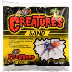 Zoo Med Creatures Sand Reptile Substrate, 2-lb Bag