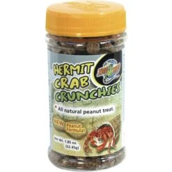 Zoo Med Hermit Crab Peanut Crunchies Reptile Food, 1.85-oz Pouch