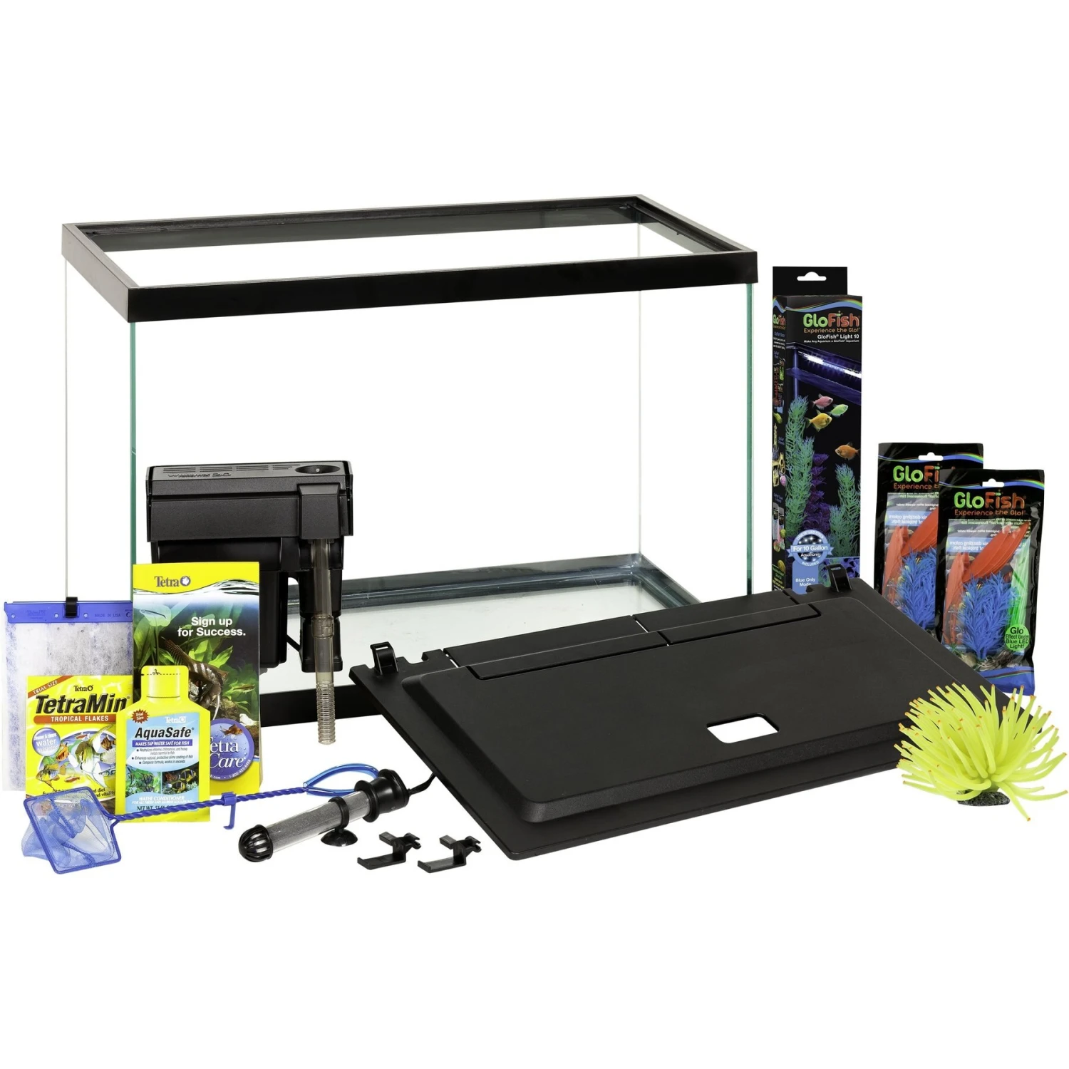 GloFish Decor Heater & Filter Aquarium Kit With LED Lights, 20-gal 4 GloFish Decor Heater & Filter Aquarium Kit With LED Lights, 20-gal - Image 2