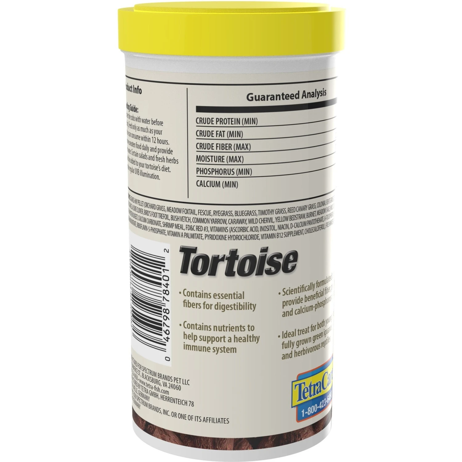 Tetrafauna Tetra Tortoise Food, 3.52-oz Jar 4 Tetrafauna Tetra Tortoise Food, 3.52-oz Jar - Image 2