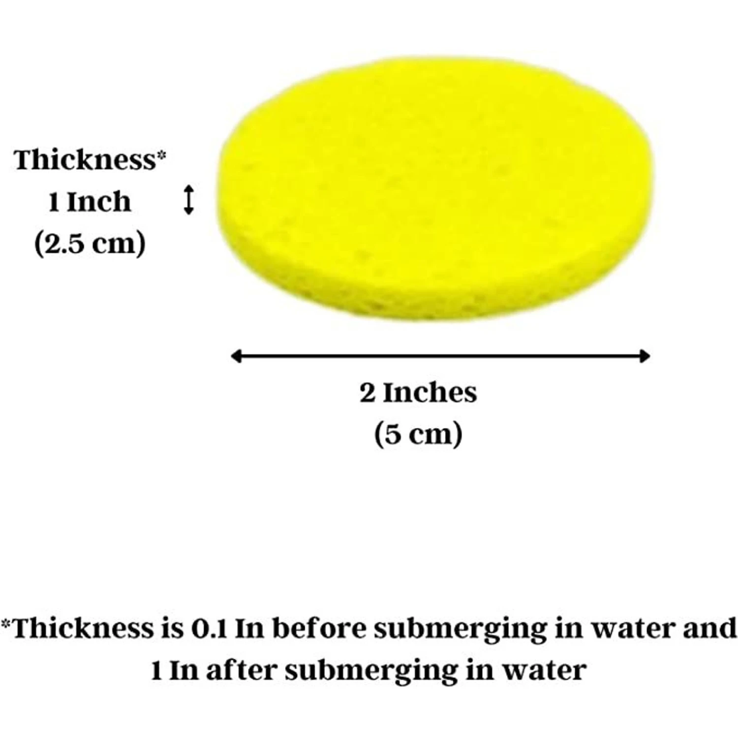 SunGrow Hermit Crab Tank Humidity Control Sponge, Yellow, 3 Count 9 SunGrow Hermit Crab Tank Humidity Control Sponge, Yellow, 3 Count - Image 7
