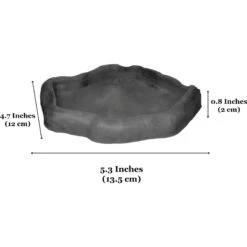 SunGrow Reptile Food & Water Dish Non-Skid Plastic Hermit Crab Bowl, Terrarium Decor Supplies, Charcoal 13 SunGrow Reptile Food & Water Dish Non-Skid Plastic Hermit Crab Bowl, Terrarium Decor Supplies, Charcoal -Pet Supplies Store 689302 PT5. AC SS1800 V1694454540