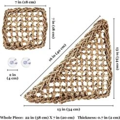 SunGrow Reptile Bearded Dragon & Lizard Climbing & Basking Lounger Hammock -Pet Supplies Store 695398 PT2. AC SS1800 V1669179893