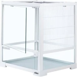 OiiBO Knock Down Single Door Glass Terrarium, White, 18-gal -Pet Supplies Store 697582 PT2. AC SS1800 V1667520027