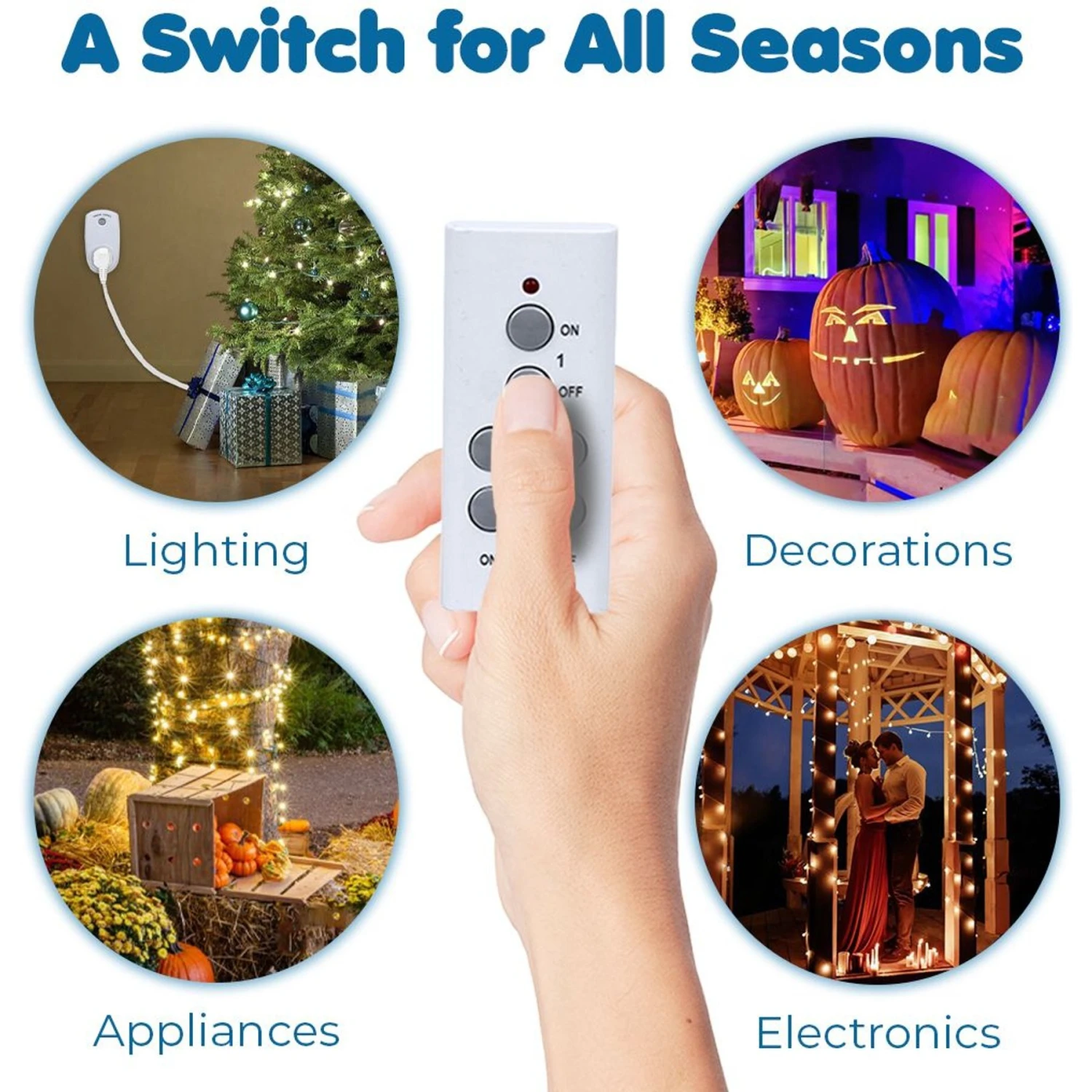 SunGrow Remote Control Outlet Plug For Aquarium Lights, Dog & Cat Heating Pad, Fan & Food Dispenser 6 SunGrow Remote Control Outlet Plug For Aquarium Lights, Dog & Cat Heating Pad, Fan & Food Dispenser - Image 4