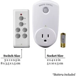 SunGrow Remote Control Outlet Plug For Aquarium Lights, Dog & Cat Heating Pad, Fan & Food Dispenser 13 SunGrow Remote Control Outlet Plug For Aquarium Lights, Dog & Cat Heating Pad, Fan & Food Dispenser -Pet Supplies Store 712894 PT5. AC SS1800 V1703880893