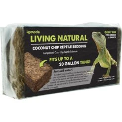 Komodo Coir Chip Brick Single Reptile Bedding, Brown, 20-gal