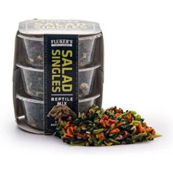 Fluker's Salad Singles Reptile Mix Reptile Food, 3-pack