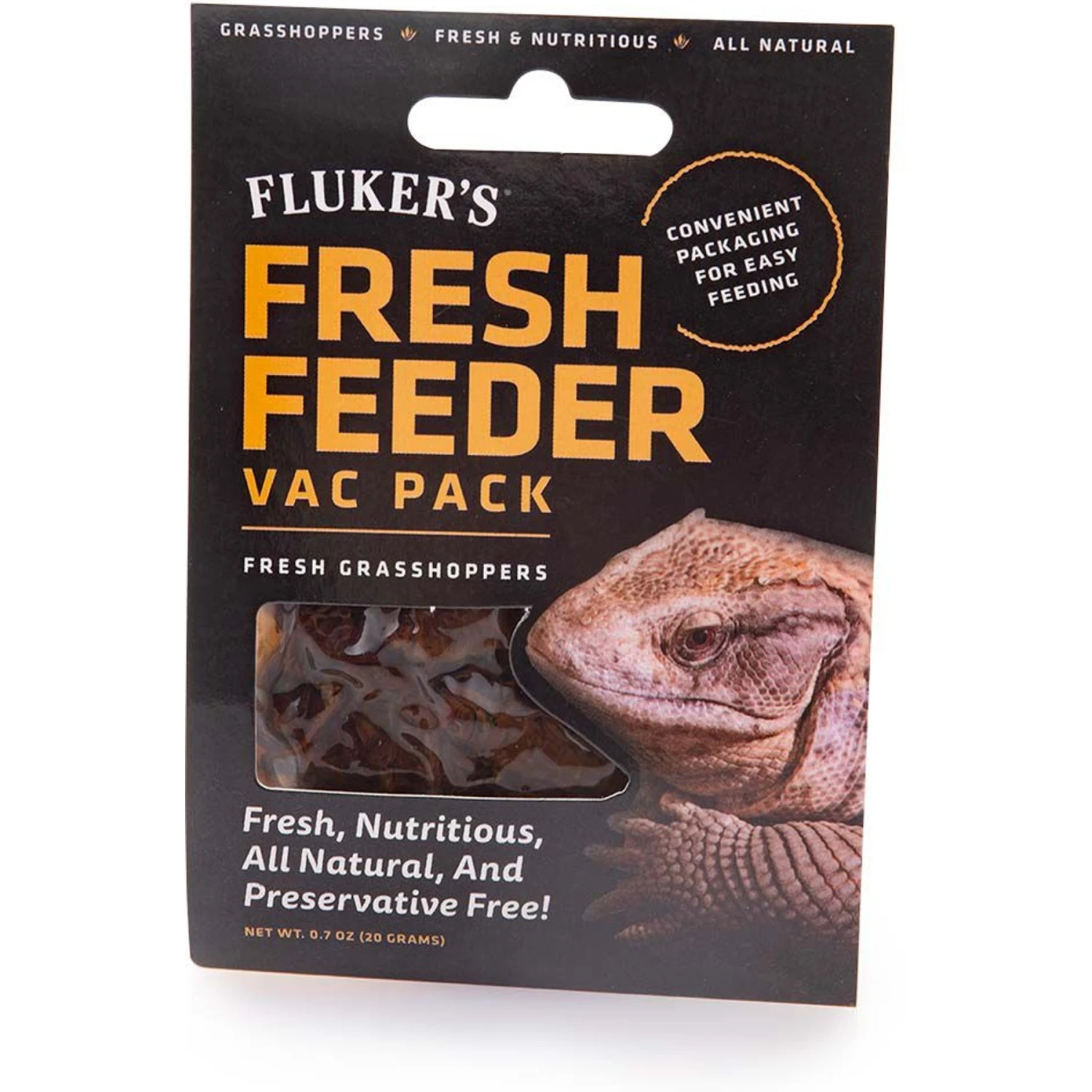 Fluker's Fresh Feeder Vac Pack Grasshoppers Reptile Food, 0.7-oz Bag 3 Fluker's Fresh Feeder Vac Pack Grasshoppers Reptile Food, 0.7-oz Bag