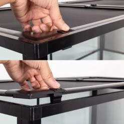 REPTI ZOO 40-gal Full Glass Reptile Terrarium, Black -Pet Supplies Store 839574 PT3. AC SS1800 V1682003337