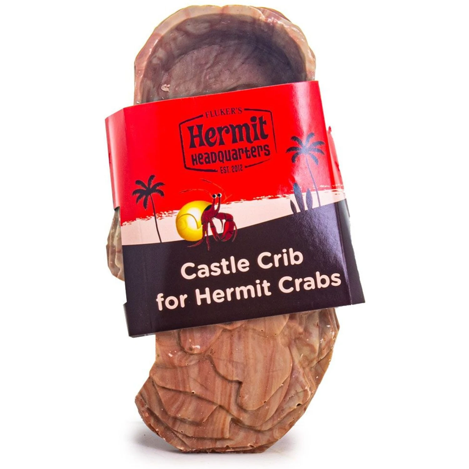 Fluker's Hermit Headquarters Castle Crib Reptile Hideout 3 Fluker's Hermit Headquarters Castle Crib Reptile Hideout