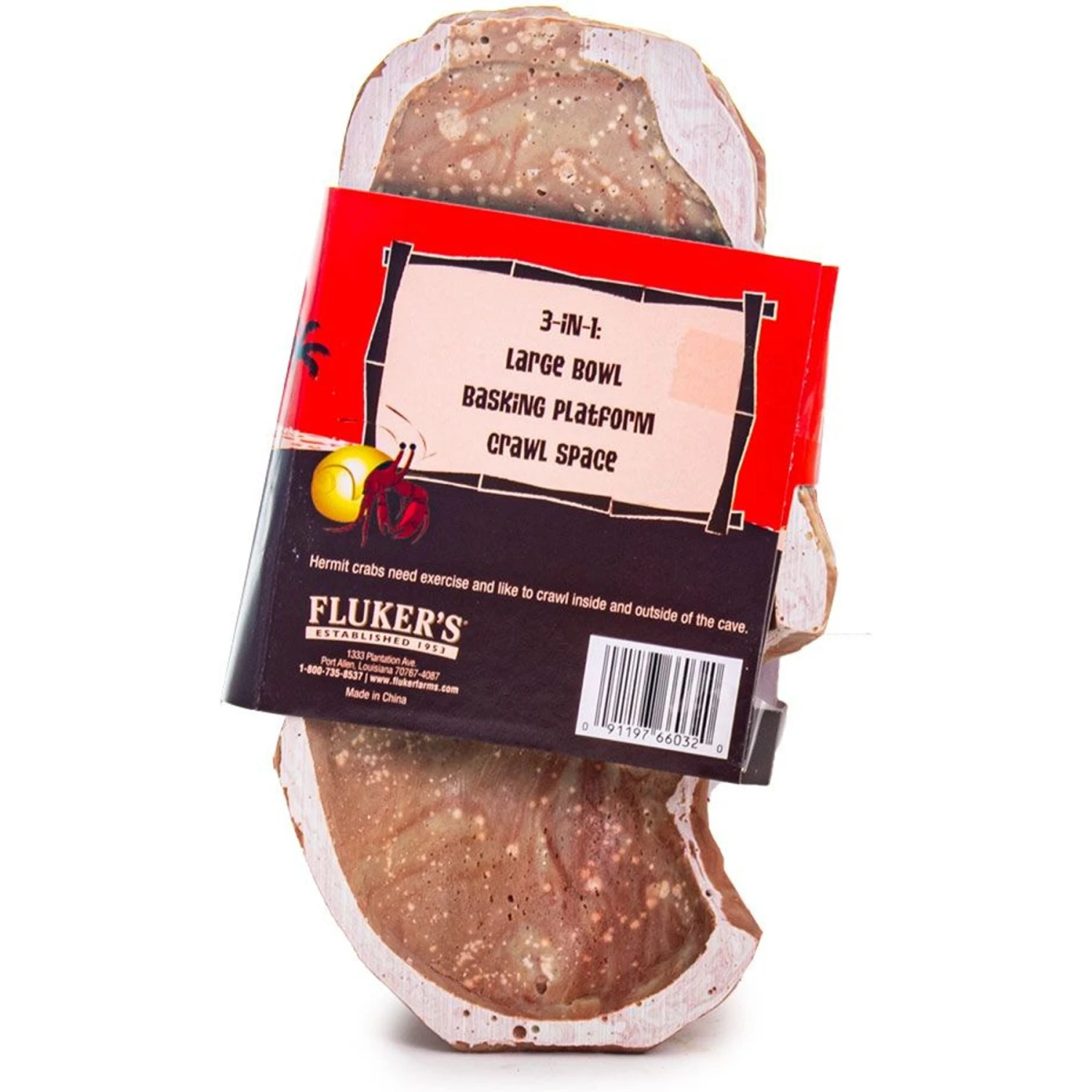 Fluker's Hermit Headquarters Castle Crib Reptile Hideout 4 Fluker's Hermit Headquarters Castle Crib Reptile Hideout - Image 2