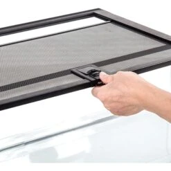 REPTI ZOO Mini 10-gallon Reptile Glass Terrarium, Black -Pet Supplies Store 891382 PT3. AC SS1800 V1687787744