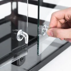 REPTI ZOO Tempered Glass Reptile Terrarium, Black -Pet Supplies Store 891438 PT4. AC SS1800 V1687788224