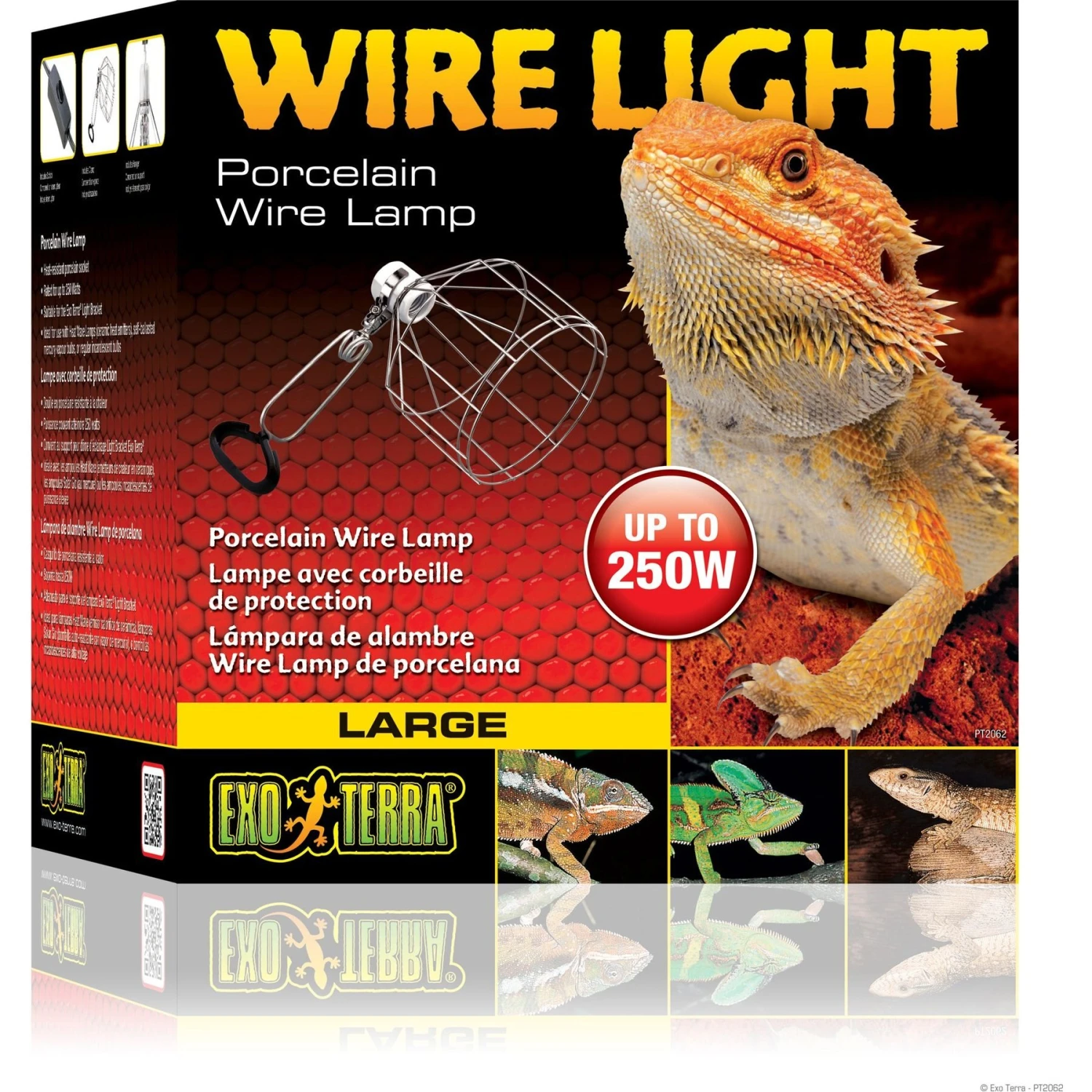 Exo Terra Porcelain Clamp Lamp Reptile Light Fixture 3 Exo Terra Porcelain Clamp Lamp Reptile Light Fixture