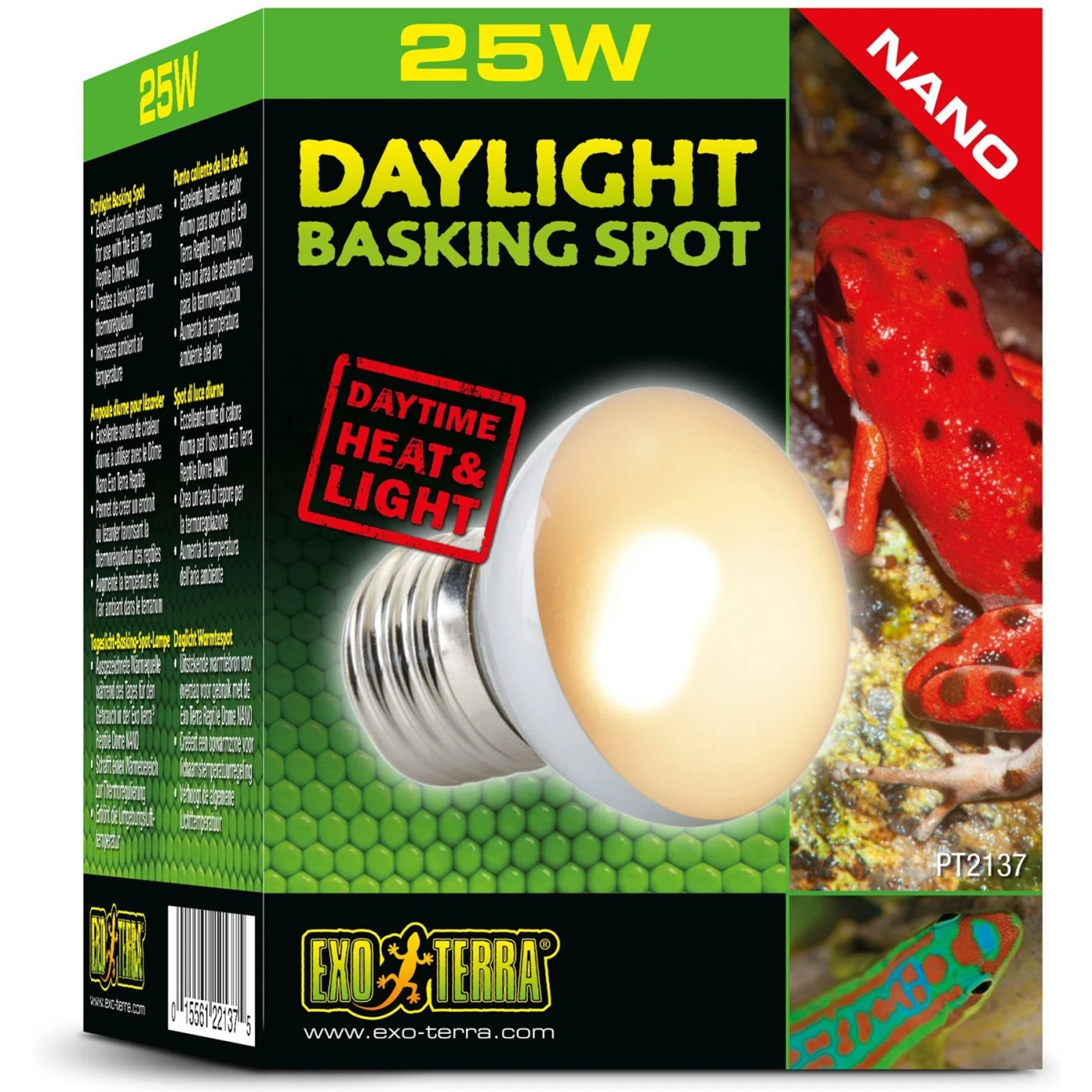 Exo Terra Daylight Reptile Basking Spot, Nano, 25-watts 3 Exo Terra Daylight Reptile Basking Spot, Nano, 25-watts