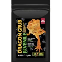 Exo Terra Dragon Food Grub For Juvenile Bearded Dragons