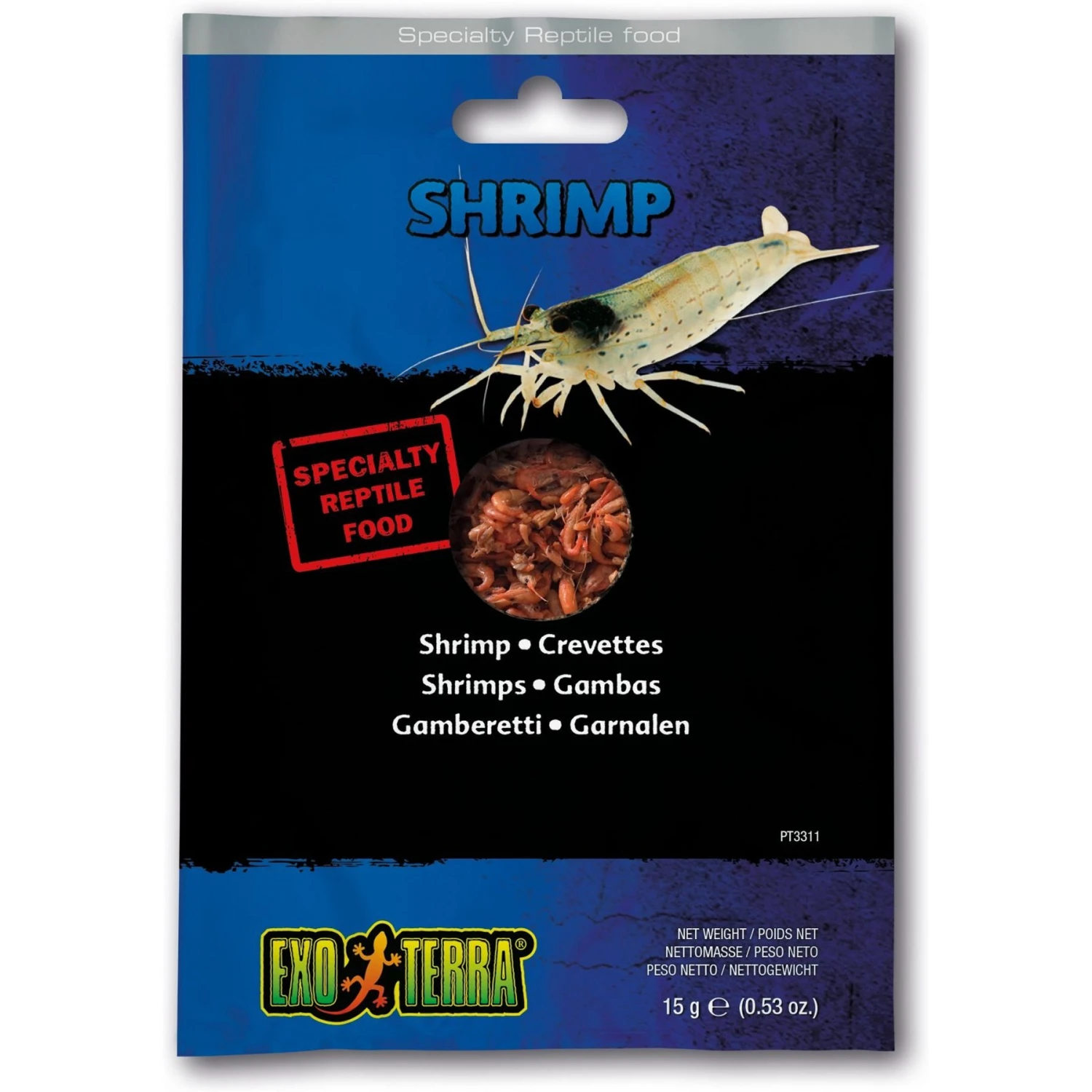 Exo Terra Shrimp Vacuum Packed Reptile Food, 0.53-oz Bag 3 Exo Terra Shrimp Vacuum Packed Reptile Food, 0.53-oz Bag