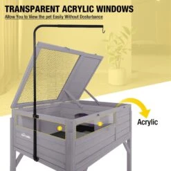 Aivituvin AIR70 Large Turtle Indoor/Outdoor Habitat, Gray -Pet Supplies Store 894494 PT4. AC SS1800 V1687890668