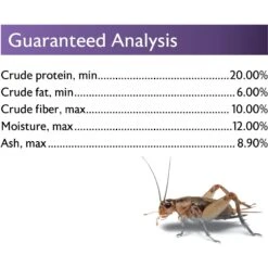 Mazuri Maintenance Cricket Food, 5-lb Bag -Pet Supplies Store 918446 PT4. AC SS1800 V1689960610
