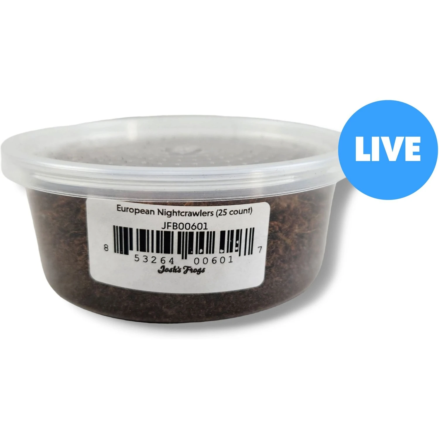 Josh's Frogs European Nightcrawlers Live Feed Reptile Food, 25 Count 3 Josh's Frogs European Nightcrawlers Live Feed Reptile Food, 25 Count