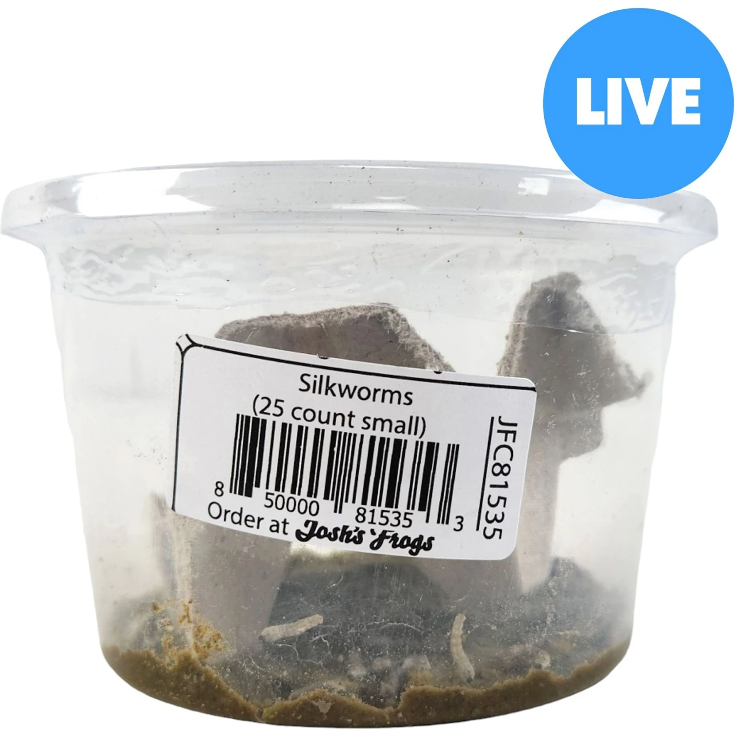 Josh's Frogs Silkworms Live Feed Reptile Food, Small, 25 Count 3 Josh's Frogs Silkworms Live Feed Reptile Food, Small, 25 Count