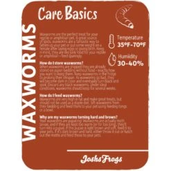 Josh's Frogs Waxworms Live Feed Reptile Food -Pet Supplies Store 928990 PT8. AC SS1800 V1692302979