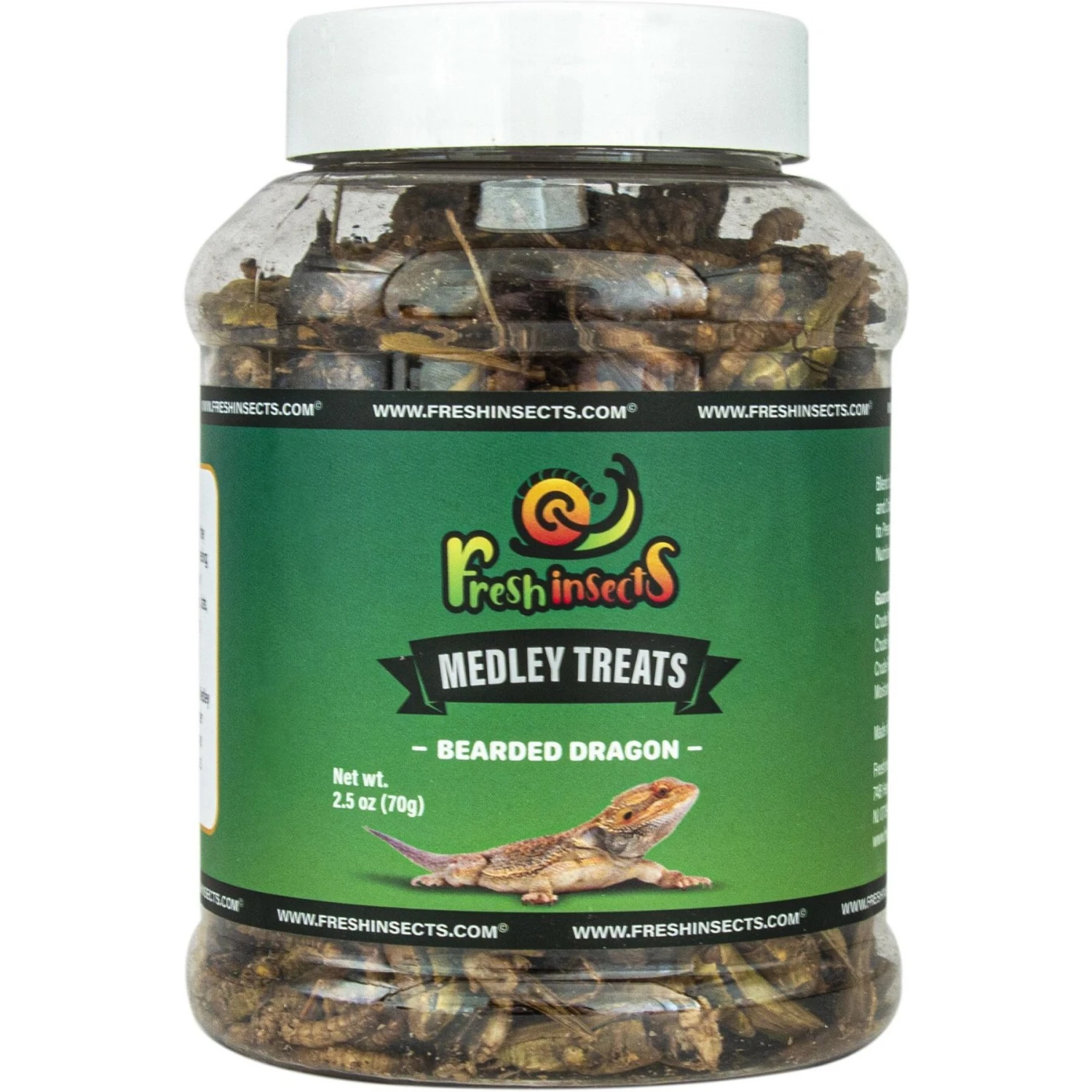Freshinsects Medley Treats For Bearded Dragons 3 Freshinsects Medley Treats For Bearded Dragons