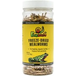 Freshinsects Freeze-Dried Mealworm Treats, 1.7-oz Jar