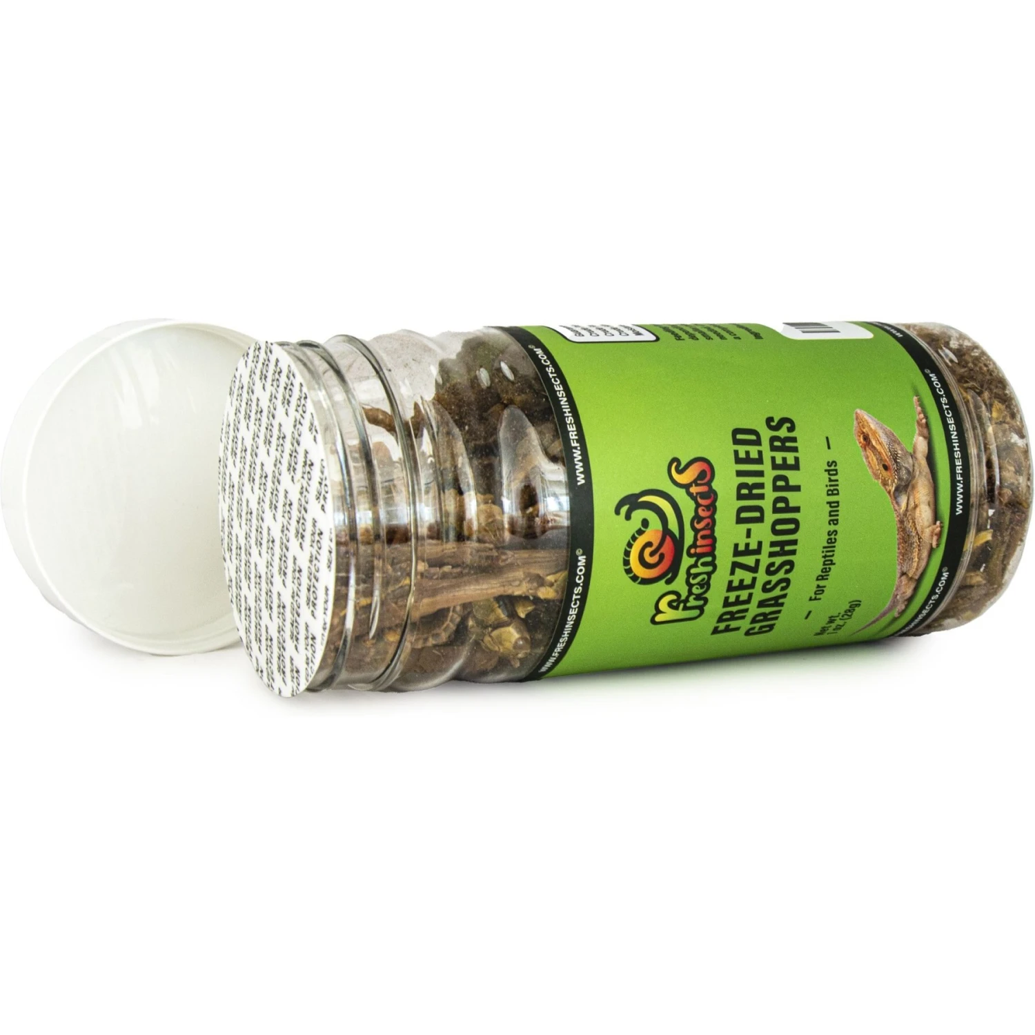 Freshinsects Freeze-Dried Grasshoppers Treats, 1-oz Jar 5 Freshinsects Freeze-Dried Grasshoppers Treats, 1-oz Jar - Image 3