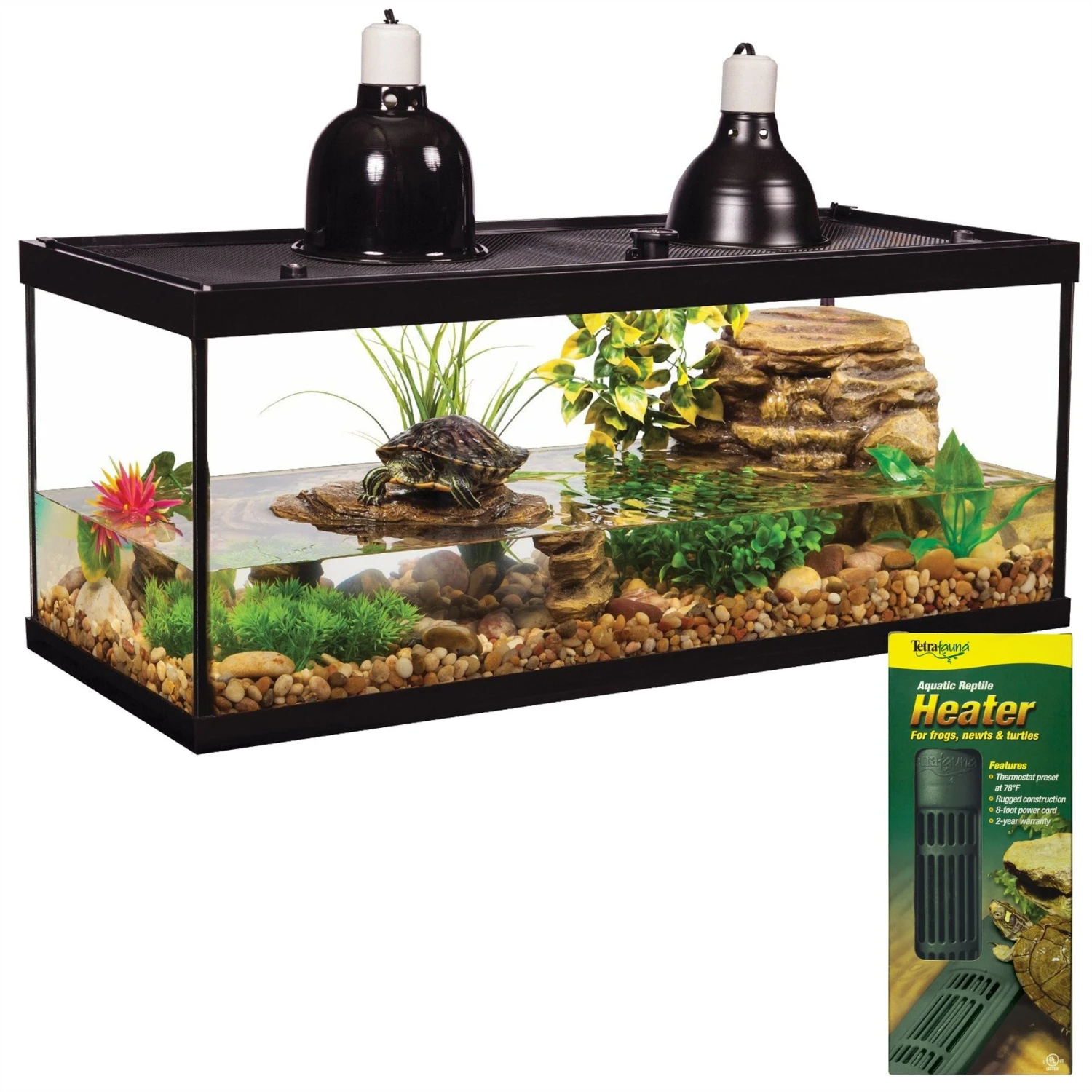 Tetrafauna Aquatic Turtle Deluxe Aquarium Kit & Tetrafauna Aquatic Reptile Aquarium Heater 3 Tetrafauna Aquatic Turtle Deluxe Aquarium Kit & Tetrafauna Aquatic Reptile Aquarium Heater