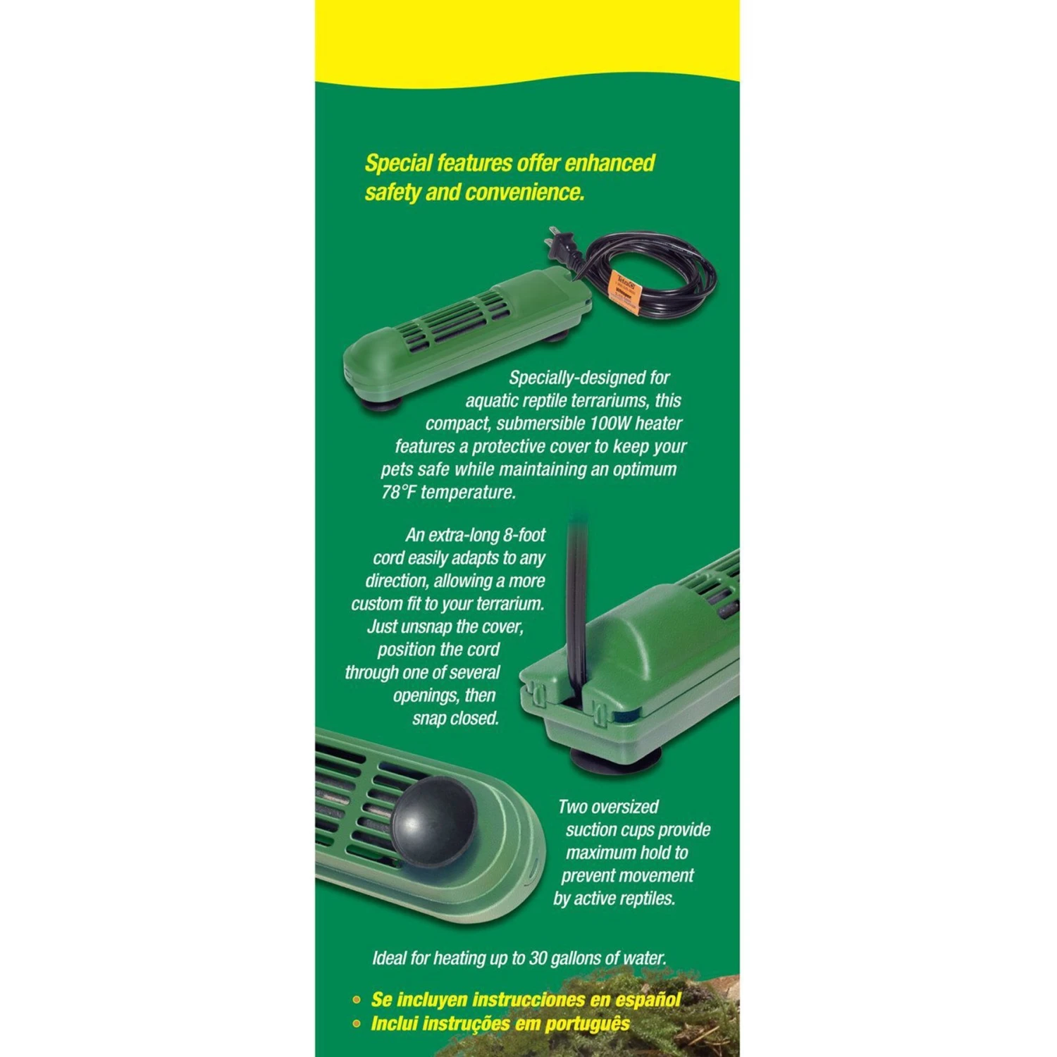 Tetrafauna Aquatic Turtle Deluxe Aquarium Kit & Tetrafauna Aquatic Reptile Aquarium Heater 11 Tetrafauna Aquatic Turtle Deluxe Aquarium Kit & Tetrafauna Aquatic Reptile Aquarium Heater - Image 9