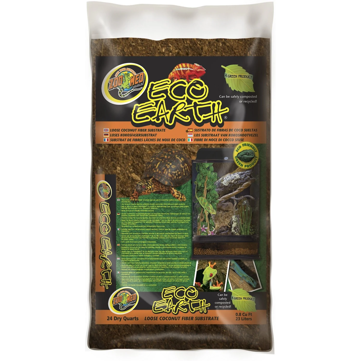 Zoo Med Eco Earth Loose Coconut Fiber Reptile Substrate 3 Zoo Med Eco Earth Loose Coconut Fiber Reptile Substrate
