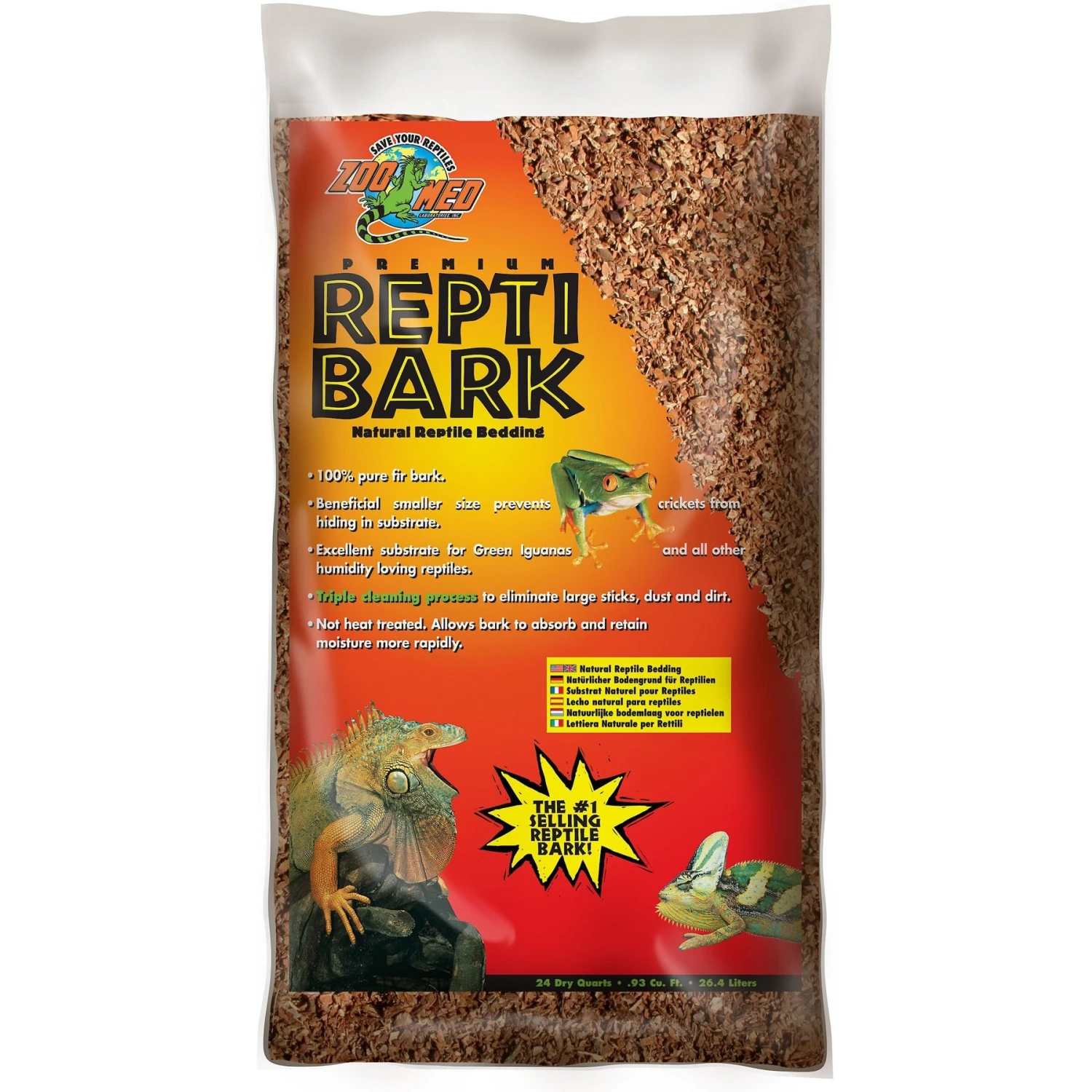 Zoo Med Premium Repti Bark Natural Fir Reptile Bedding 3 Zoo Med Premium Repti Bark Natural Fir Reptile Bedding